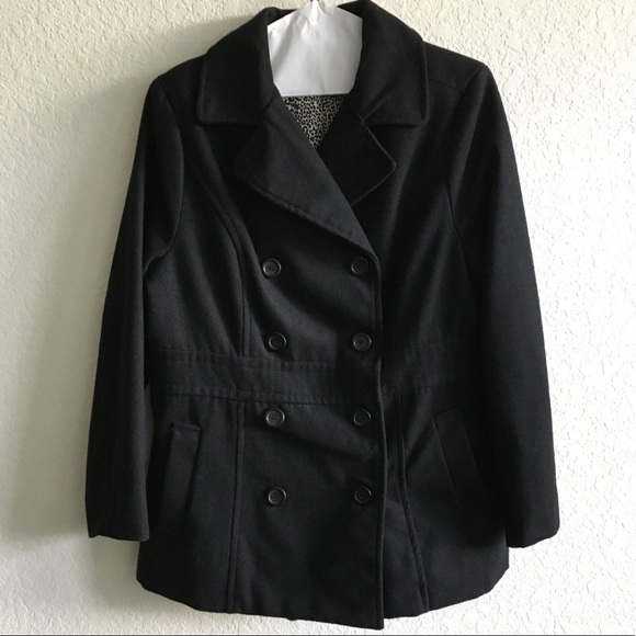 torrid Jackets & Blazers - Torrid Black Leopard Lined Coat